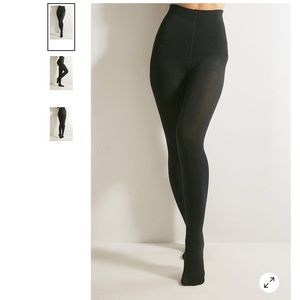 Urban Outfitters Fleece-Lined Footed Tights, M/L